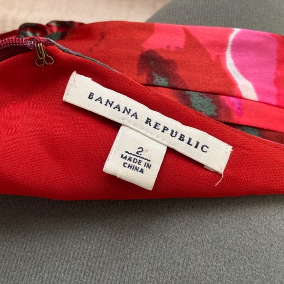 Banana Republic Silk Dress Size 2 - Picture 2 of 6